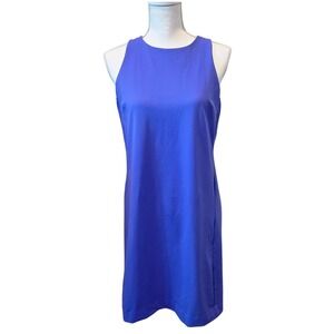 Cynthia Rowley Womens Sleeveless Shift Dress Periwinkle Blue Size Medium
